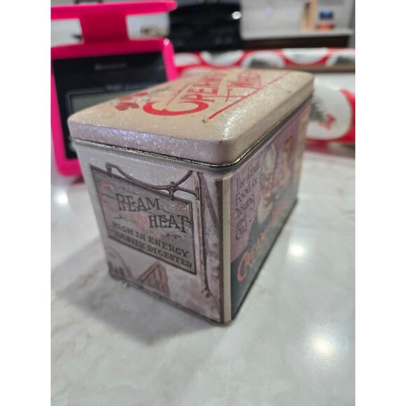 Vintage 1994 Nabisco Bristol Ware Tin Metal Cream of Wheat 5.5" x 3.75" x 3.25" - Picture 4 of 8